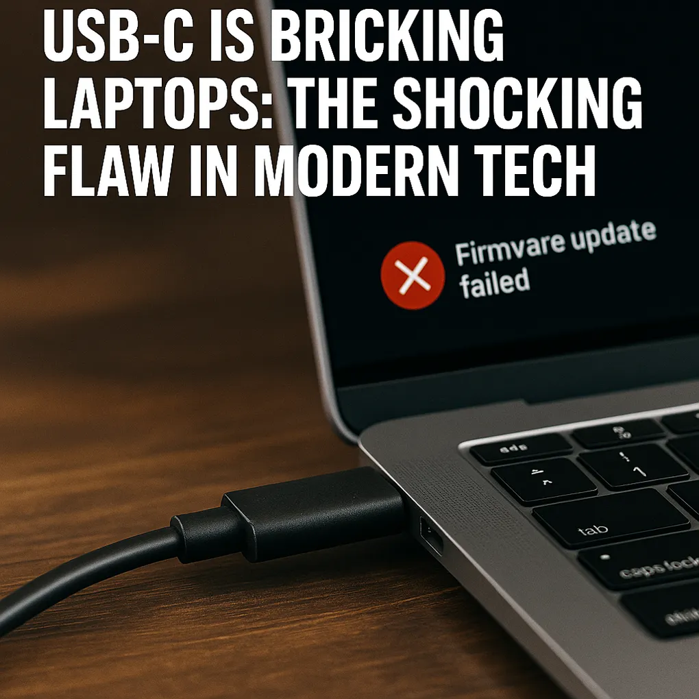USB-C Is Bricking Laptops: The Shocking Flaw in Modern Tech
